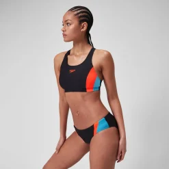 Women's Colourblock Splice 2.0 Bikini Black/Red