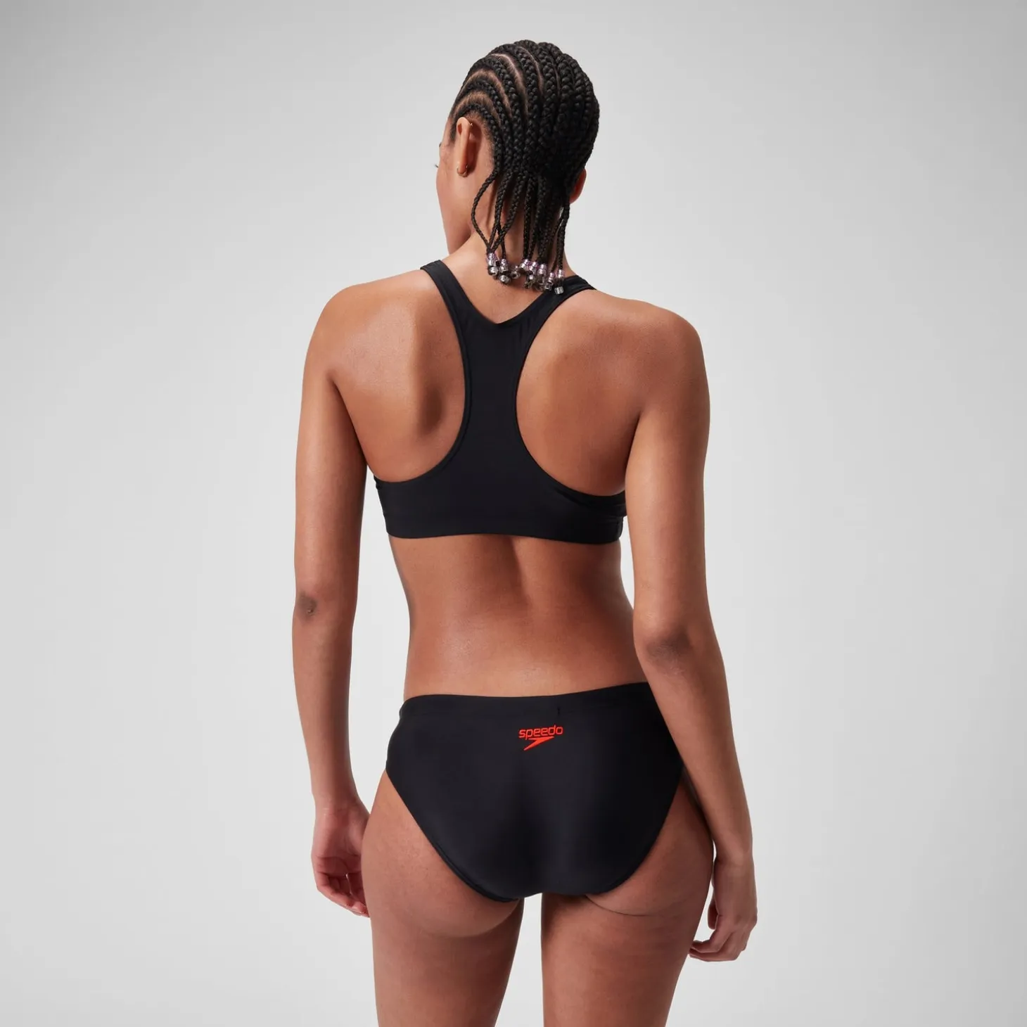 Women's Colourblock Splice 2.0 Bikini Black/Red