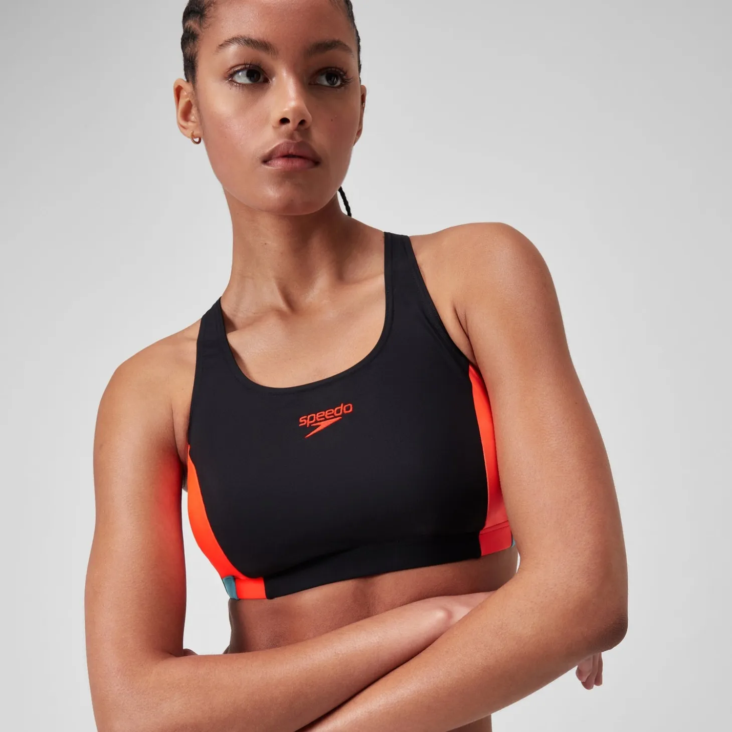 Women's Colourblock Splice 2.0 Bikini Black/Red