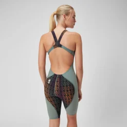 Women's Fastskin LZR Ignite Kneeskin Green/Black