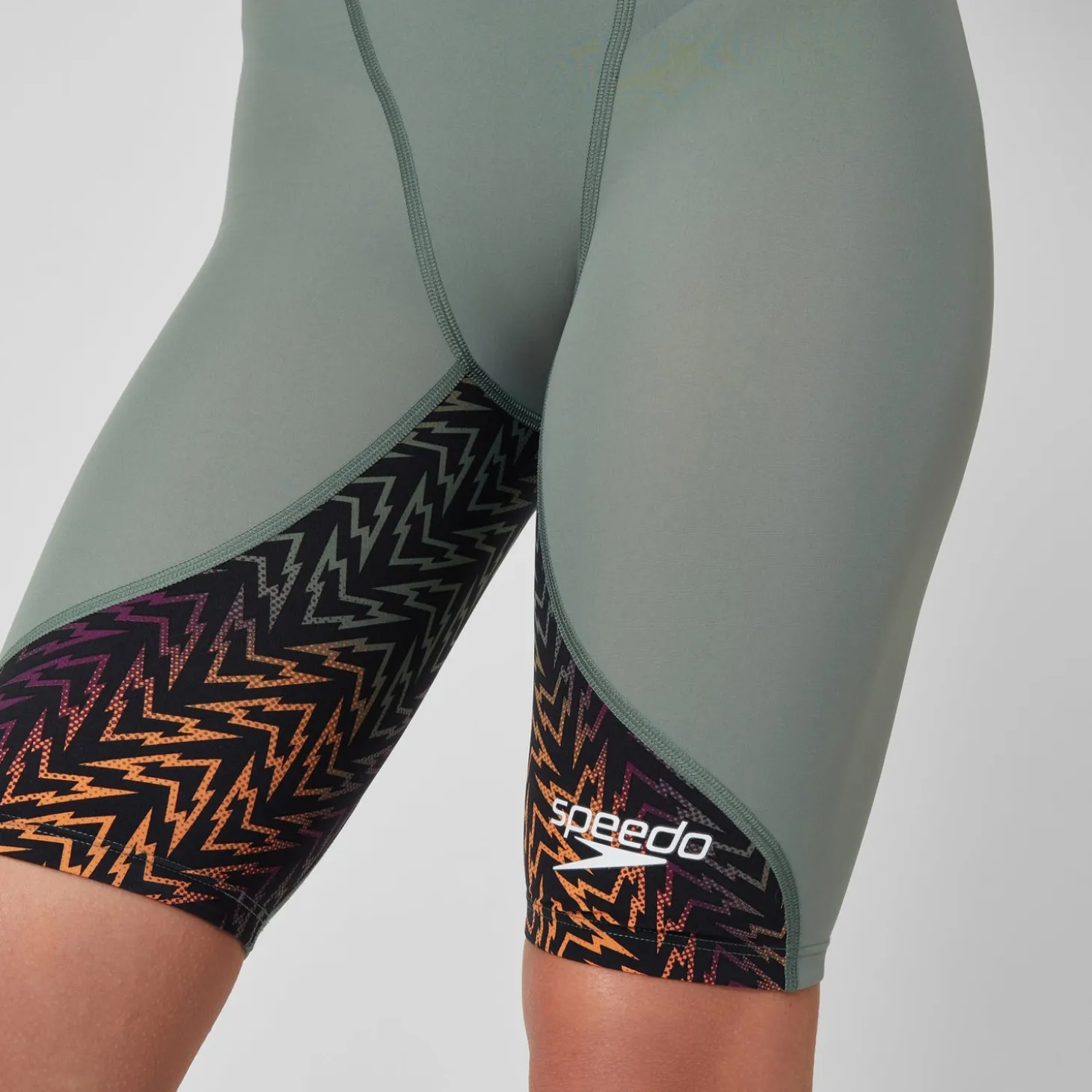 Women's Fastskin LZR Ignite Kneeskin Green/Black