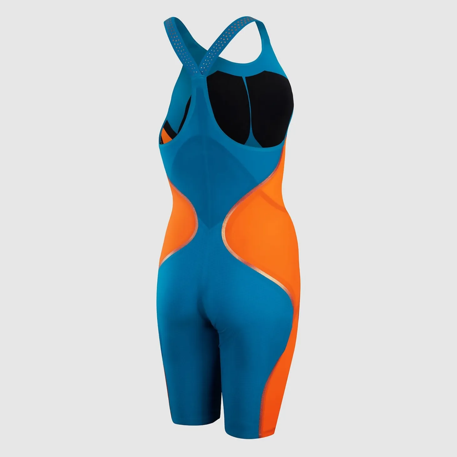 Women's Fastskin LZR Pure Intent Closedback Kneeskin Blue/Orange