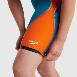 Women's Fastskin LZR Pure Intent Closedback Kneeskin Blue/Orange