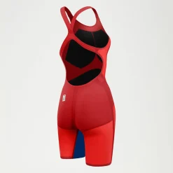 Women's Fastskin LZR Pure Valor 2.0 Openback Kneeskin Red/Blue