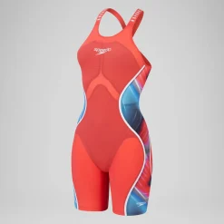 Women's Fastskin LZR Pure Intent 2.0 Closedback Kneeskin Red/Blue