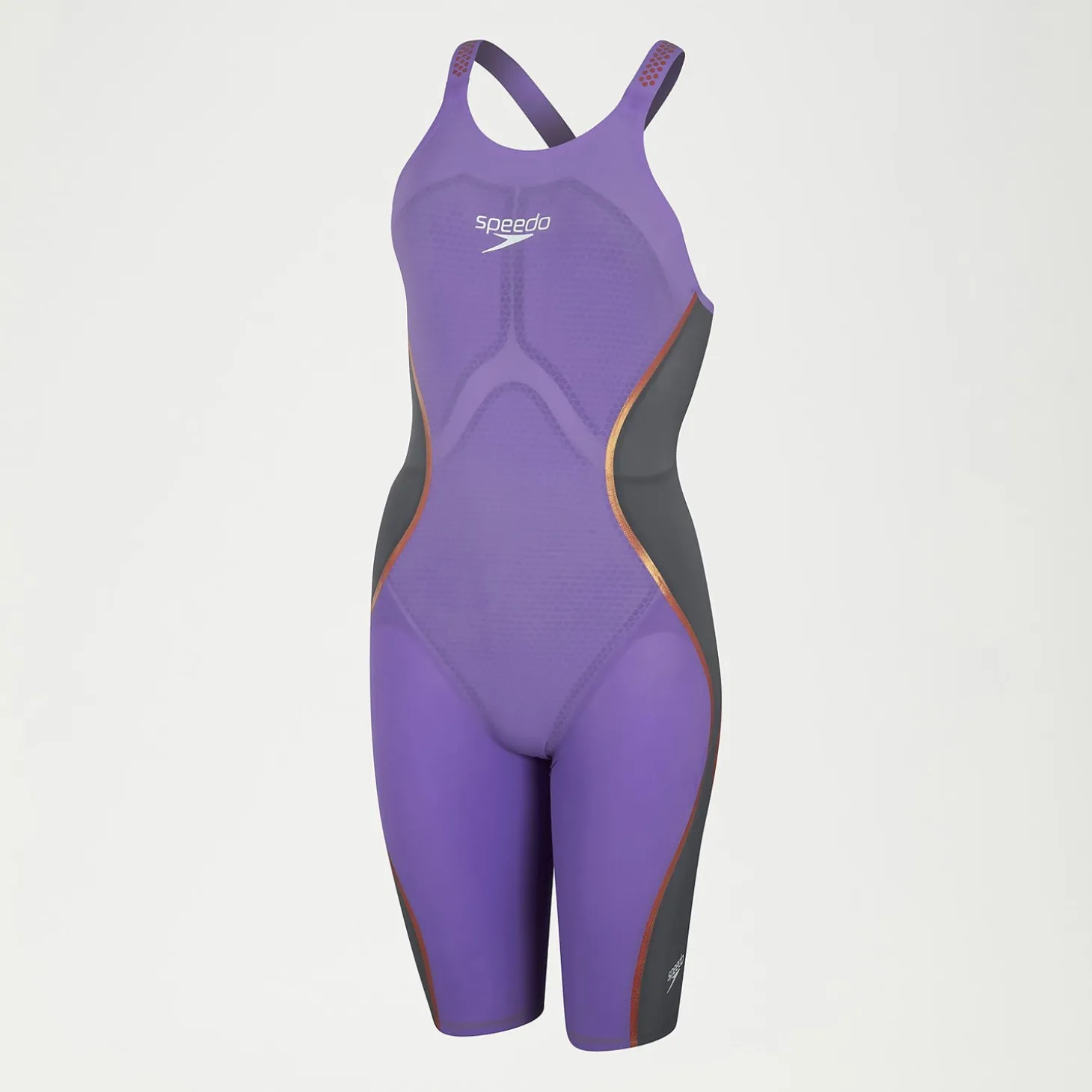 Women's Fastskin LZR Pure Intent Purple Reign Openback Kneeskin