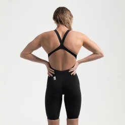 Women's Fastskin LZR Pure Valor 2.0 Openback Kneeskin Black