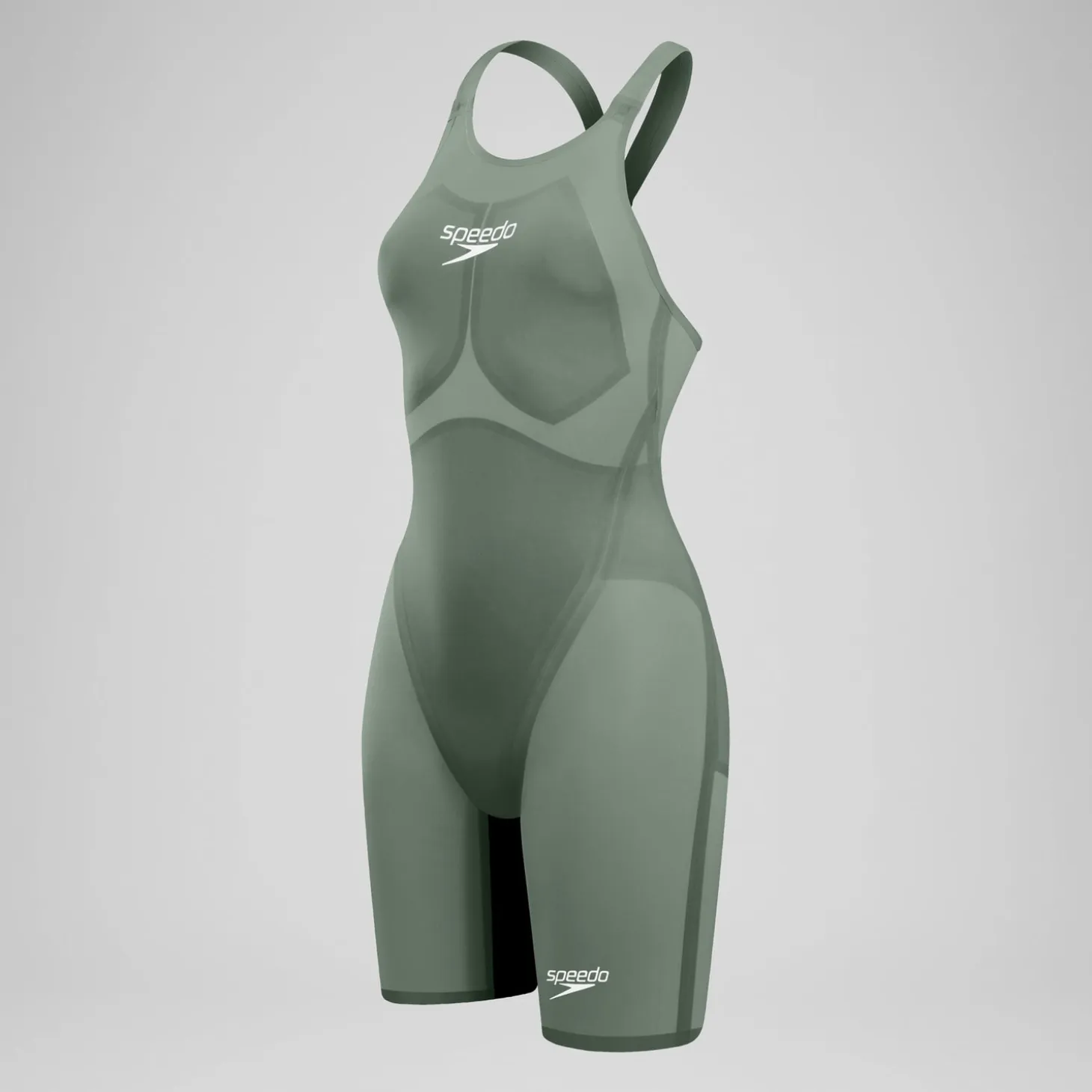 Women's Fastskin LZR Pure Valor 2.0 Closedback Kneeskin Green/Black