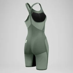 Women's Fastskin LZR Pure Valor 2.0 Closedback Kneeskin Green/Black