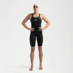 Women's Fastskin LZR Pure Intent 2.0 Closedback Kneeskin Black/Iridescent