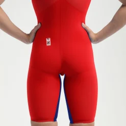 Women's Fastskin LZR Pure Valor 2.0 Closedback Kneeskin Red/Blue
