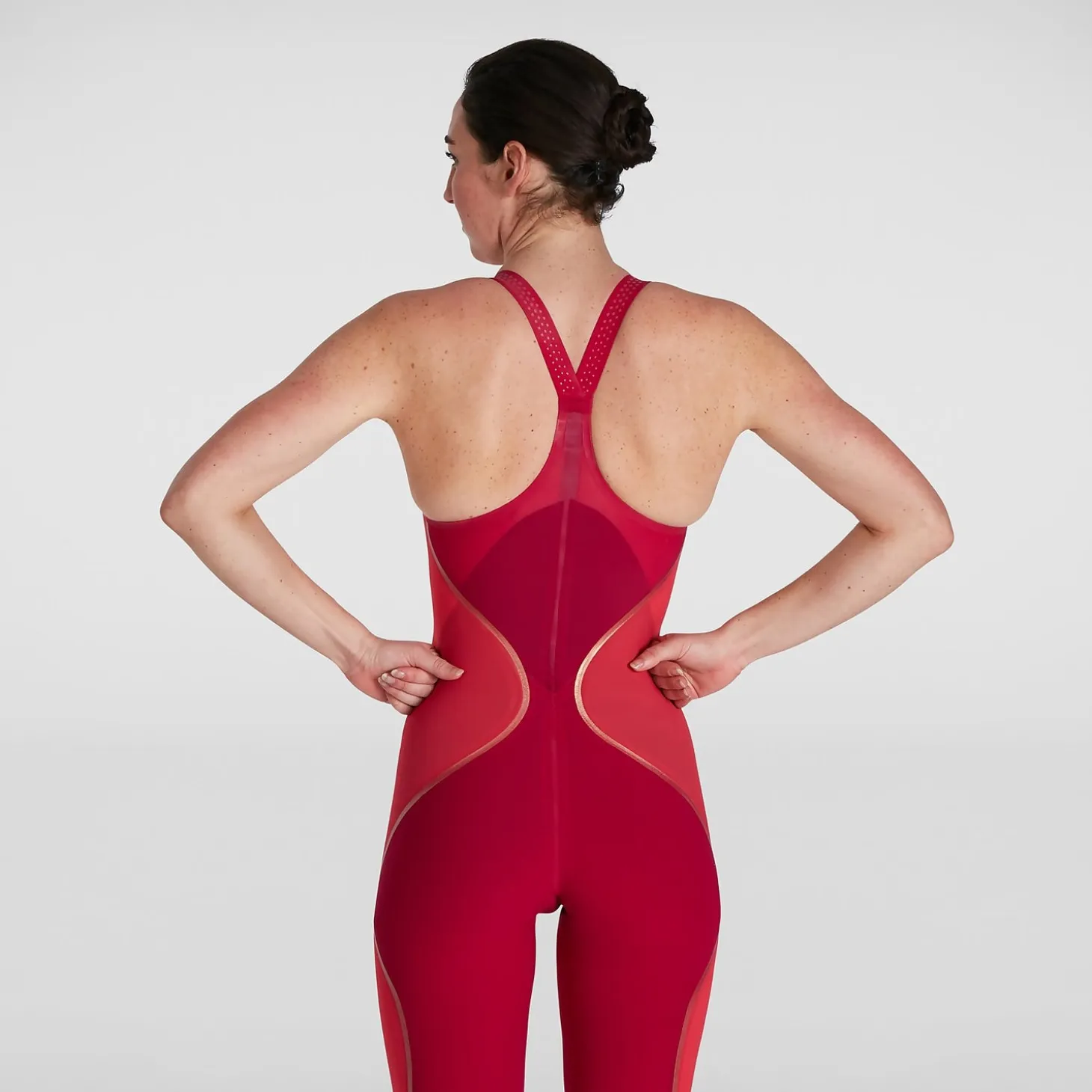 Women's Fastskin LZR Pure Intent Closedback Kneeskin Red