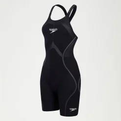 Women's Fastskin LZR Pure Intent 2.0 Openback Kneeskin Black/Iridescent