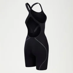 Women's Fastskin LZR Pure Intent 2.0 Openback Kneeskin Black/Iridescent