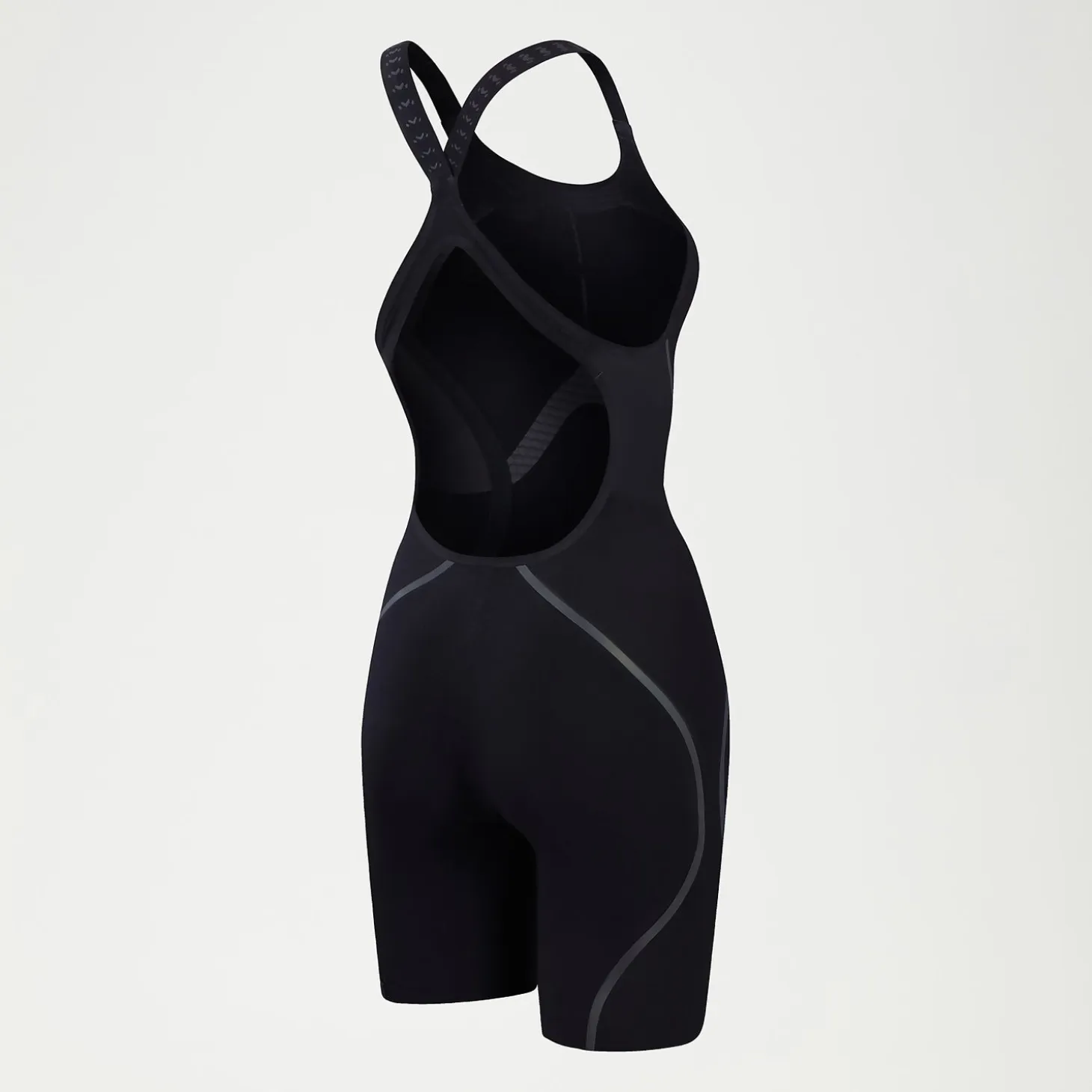 Women's Fastskin LZR Pure Intent 2.0 Openback Kneeskin Black/Iridescent