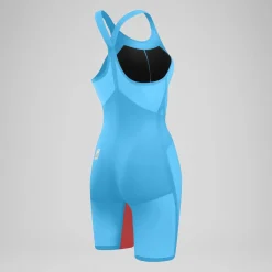 Women's Fastskin LZR Pure Valor 2.0 Closedback Kneeskin Blue/Red