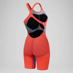 Women's Fastskin LZR Pure Valor 2.0 Openback Kneeskin Red/Blue