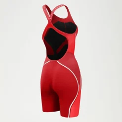 Women's Fastskin LZR Pure Intent 2.0 Openback Kneeskin Red/White
