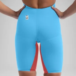 Women's Fastskin LZR Pure Valor 2.0 Openback Kneeskin Blue/Red