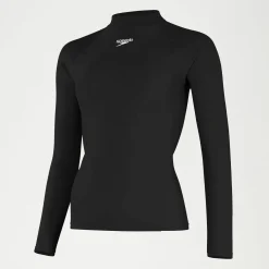 Women's Long Sleeve Rash Top Black