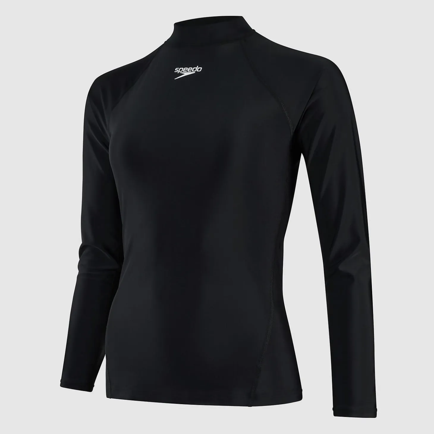 Women's Long Sleeved Sun Protection Top Black/White