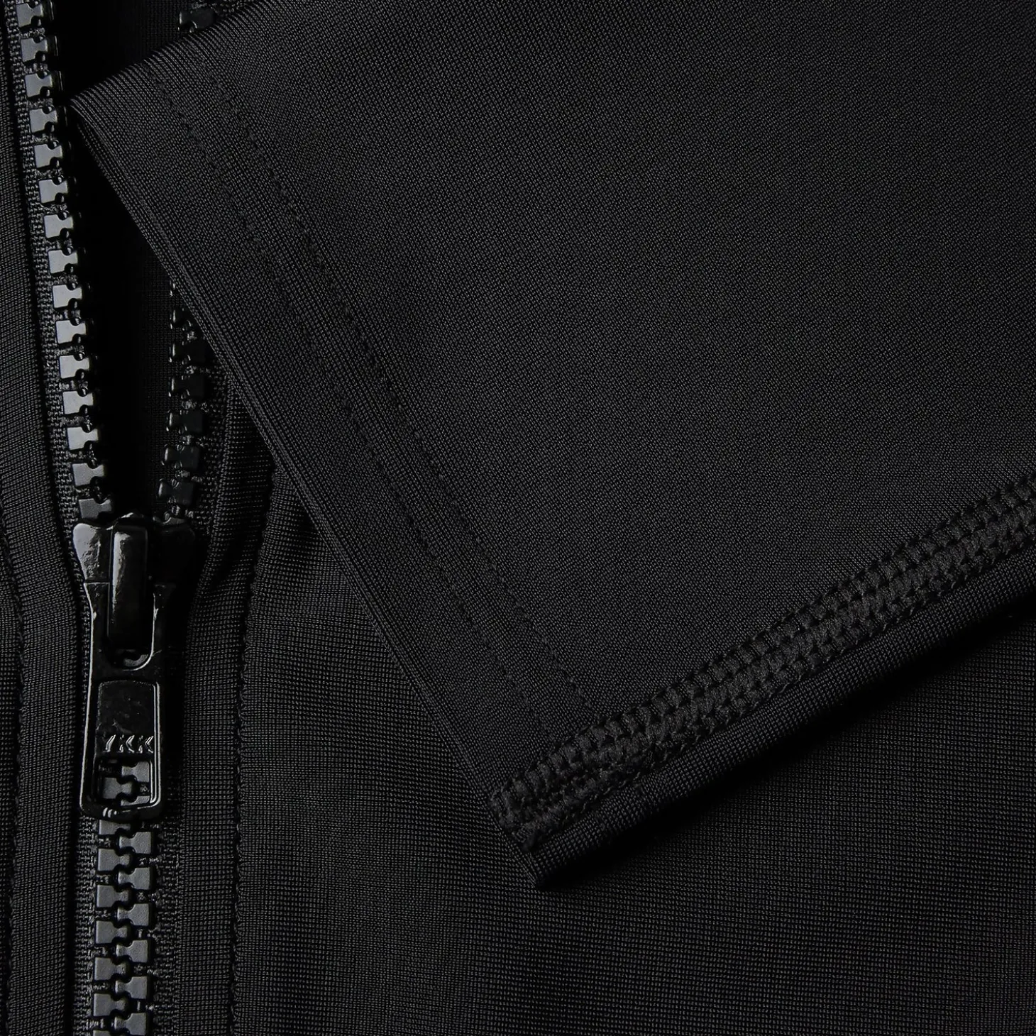 Women's Long Sleeved Zip Sun Protection Top Black