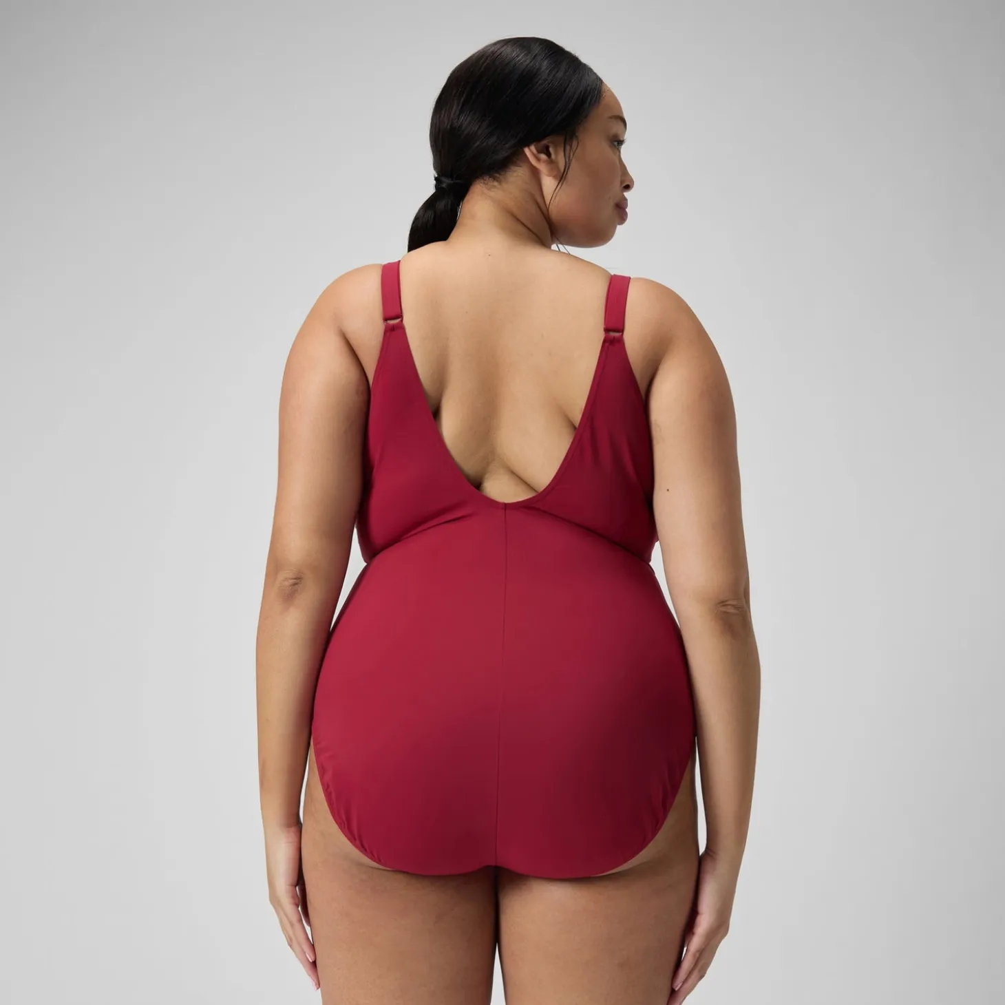 Women's Plus Size Shaping AquaNite Swimsuit Red
