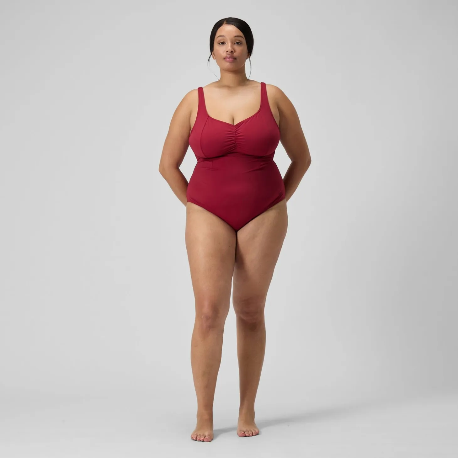 Women's Plus Size Shaping AquaNite Swimsuit Red
