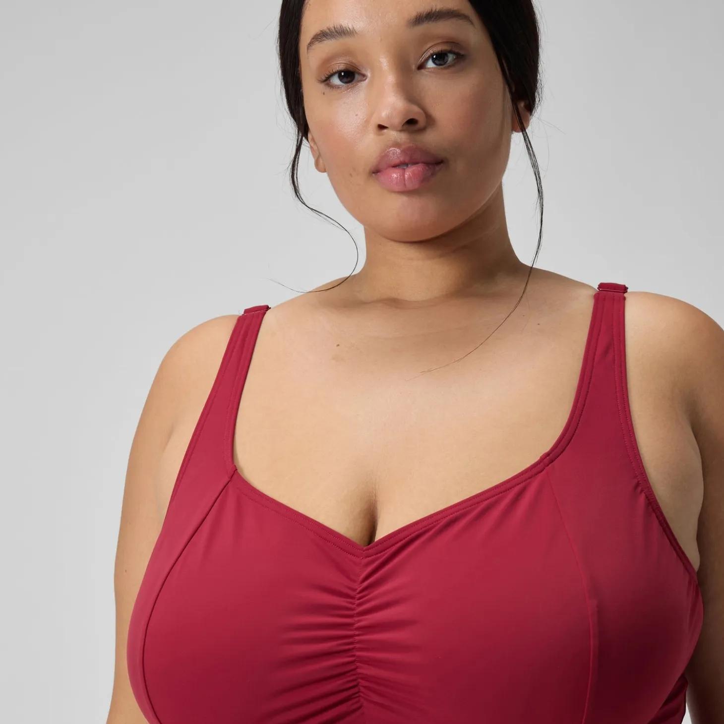 Women's Plus Size Shaping AquaNite Swimsuit Red