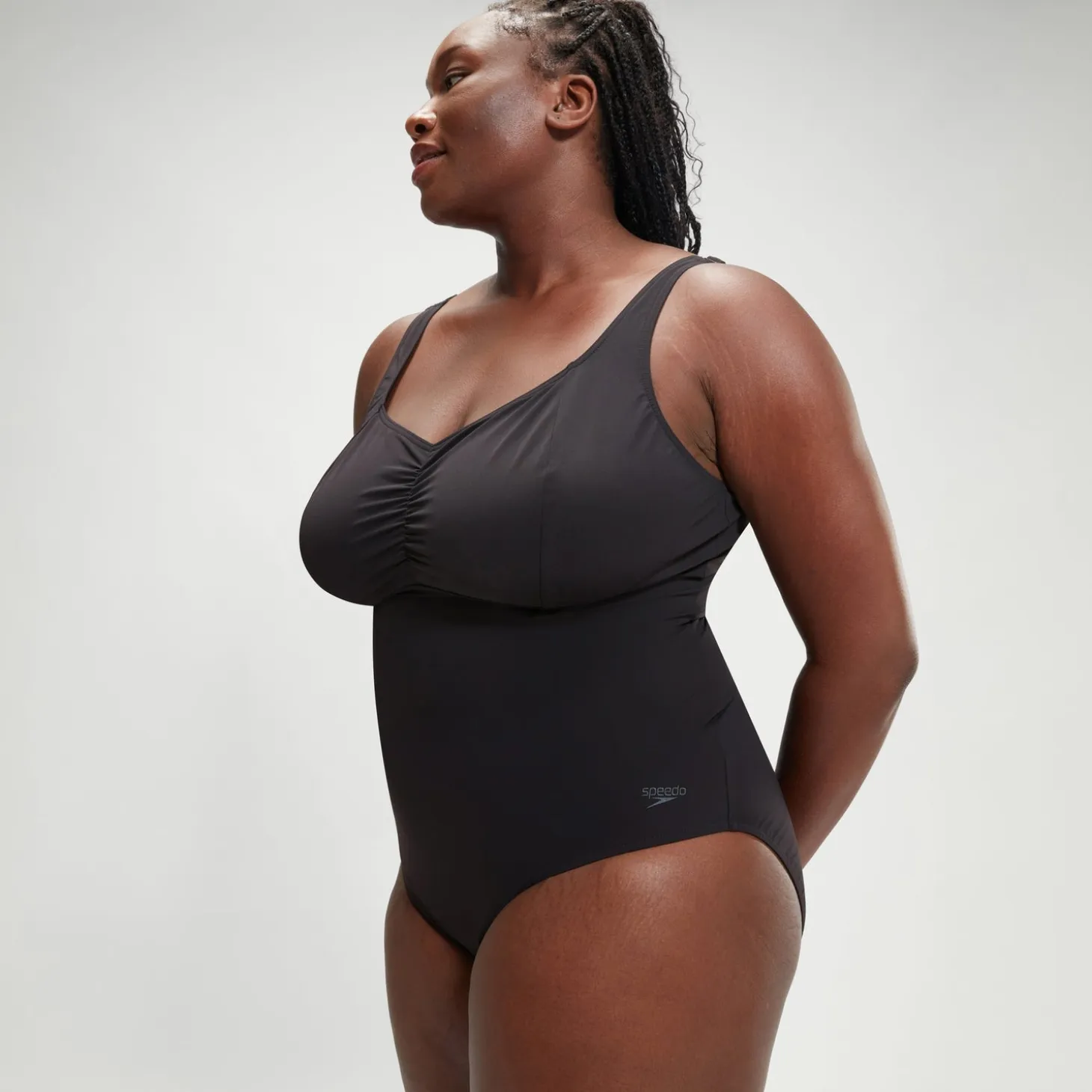 Women's Plus Size Shaping AquaNite Swimsuit Black