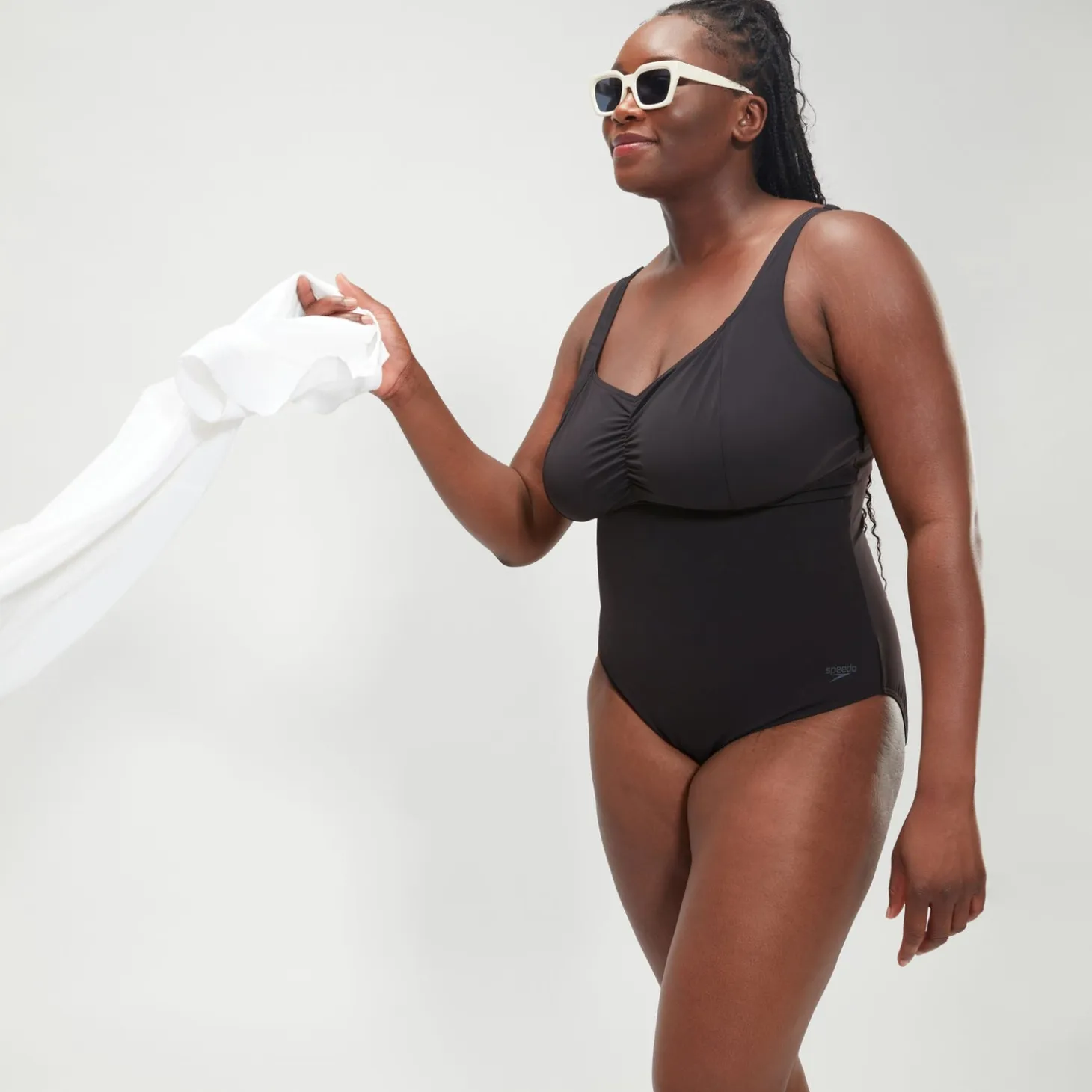 Women's Plus Size Shaping AquaNite Swimsuit Black