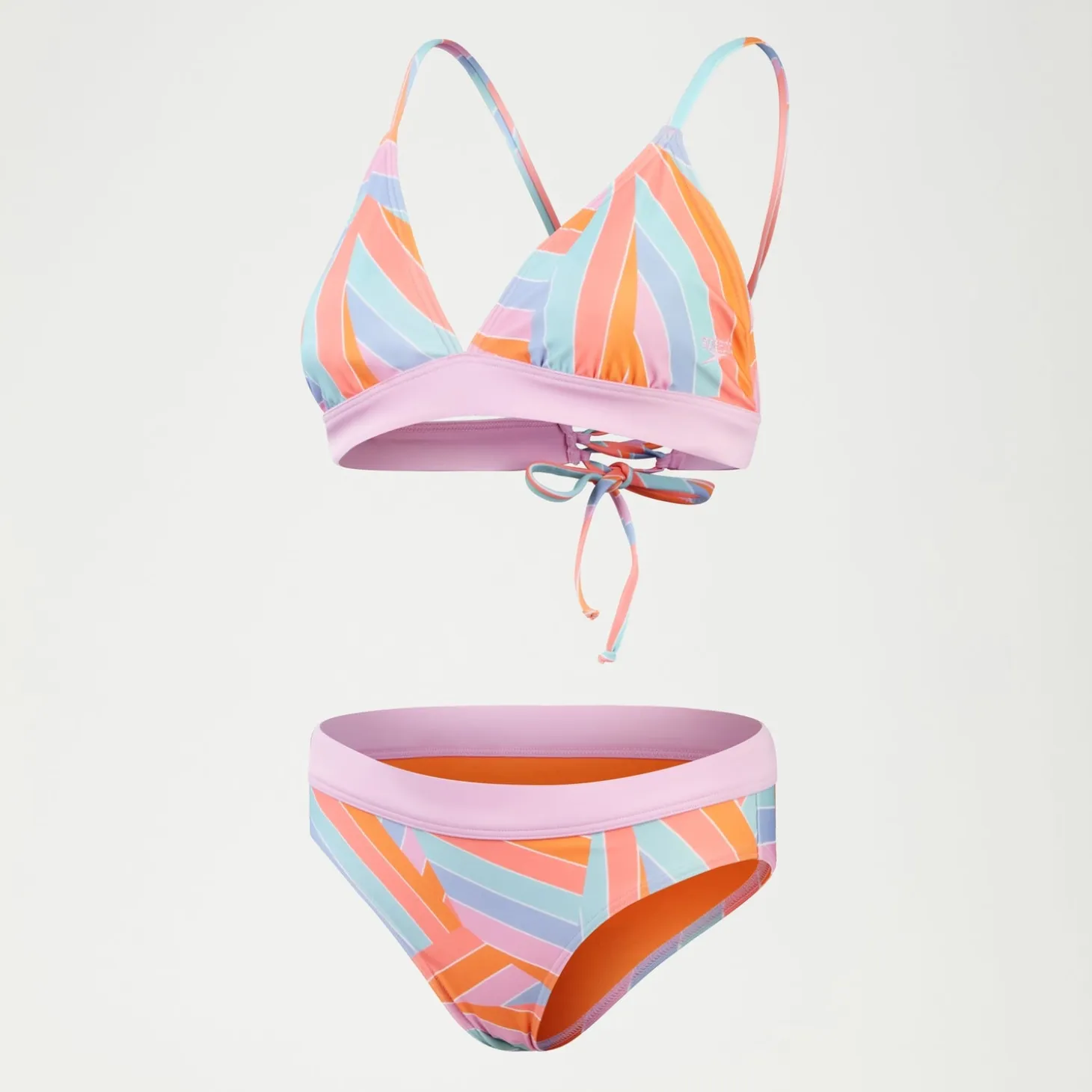Women's Printed Banded Triangle Bikini