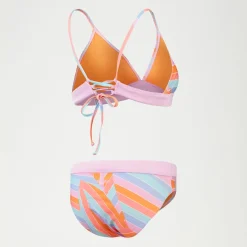 Women's Printed Banded Triangle Bikini
