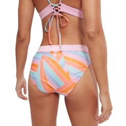 Women's Printed Banded Triangle Bikini