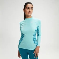 Women's Printed Long Sleeve Rash Top