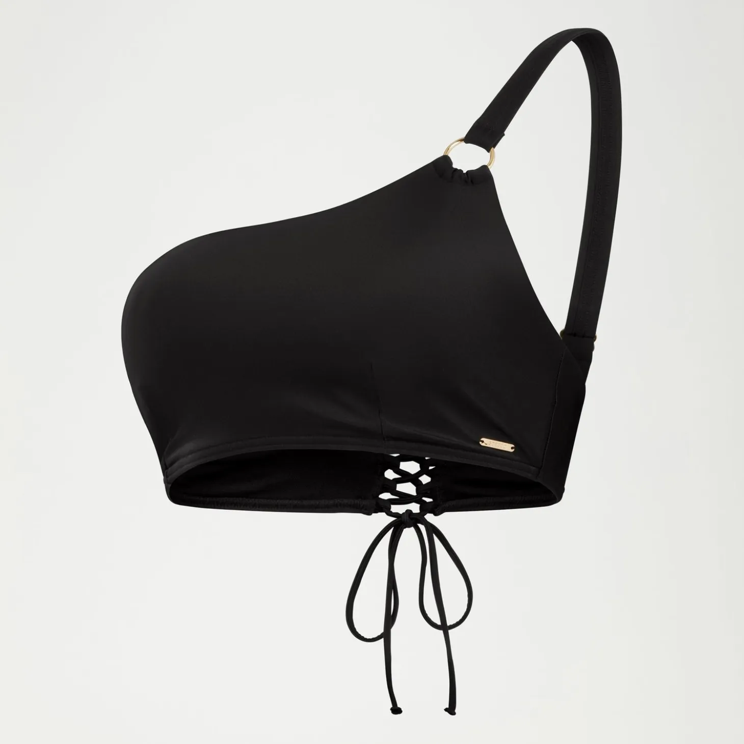 Women's Shaping Asymmetric Bikini Top Black