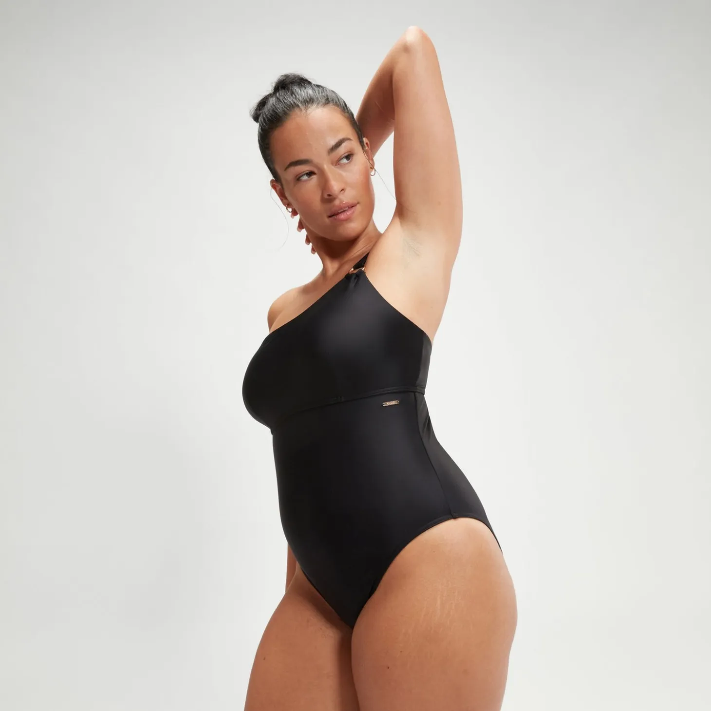 Women's Shaping Asymmetric Swimsuit Black