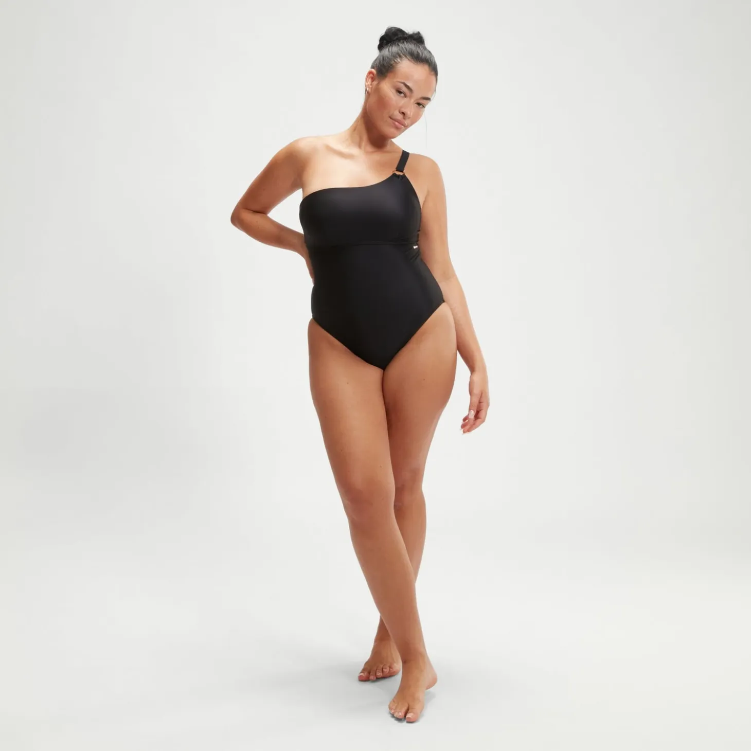 Women's Shaping Asymmetric Swimsuit Black