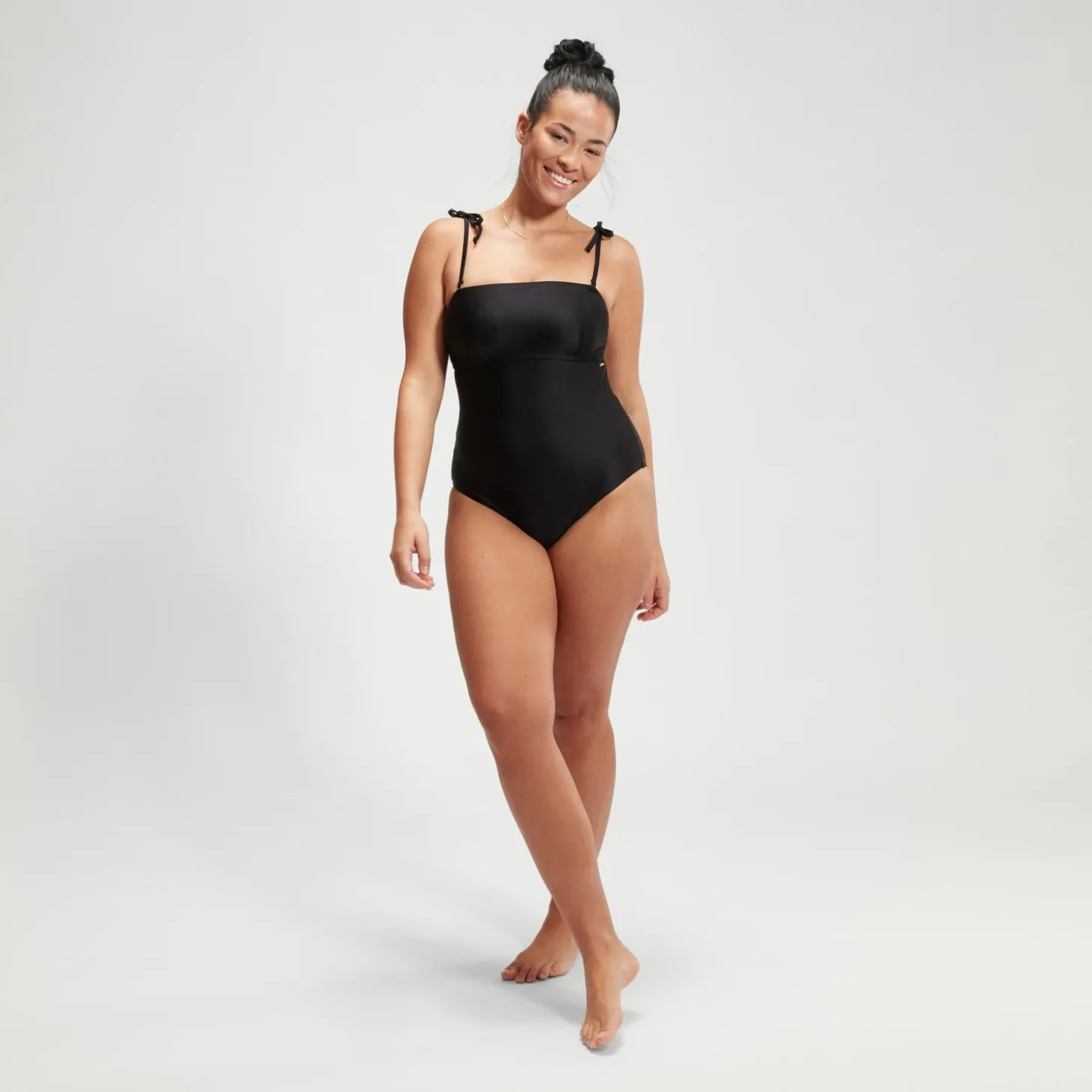 Women's Shaping Bandeau Swimsuit Black