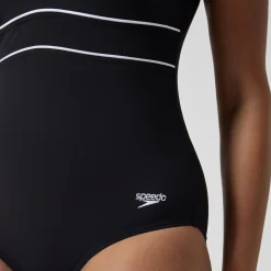 Women's Shaping Contour Eclipse Swimsuit Black/White