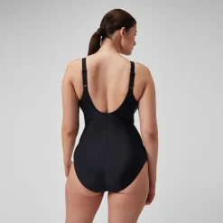 Women's Shaping Cross Knot Swimsuit Black