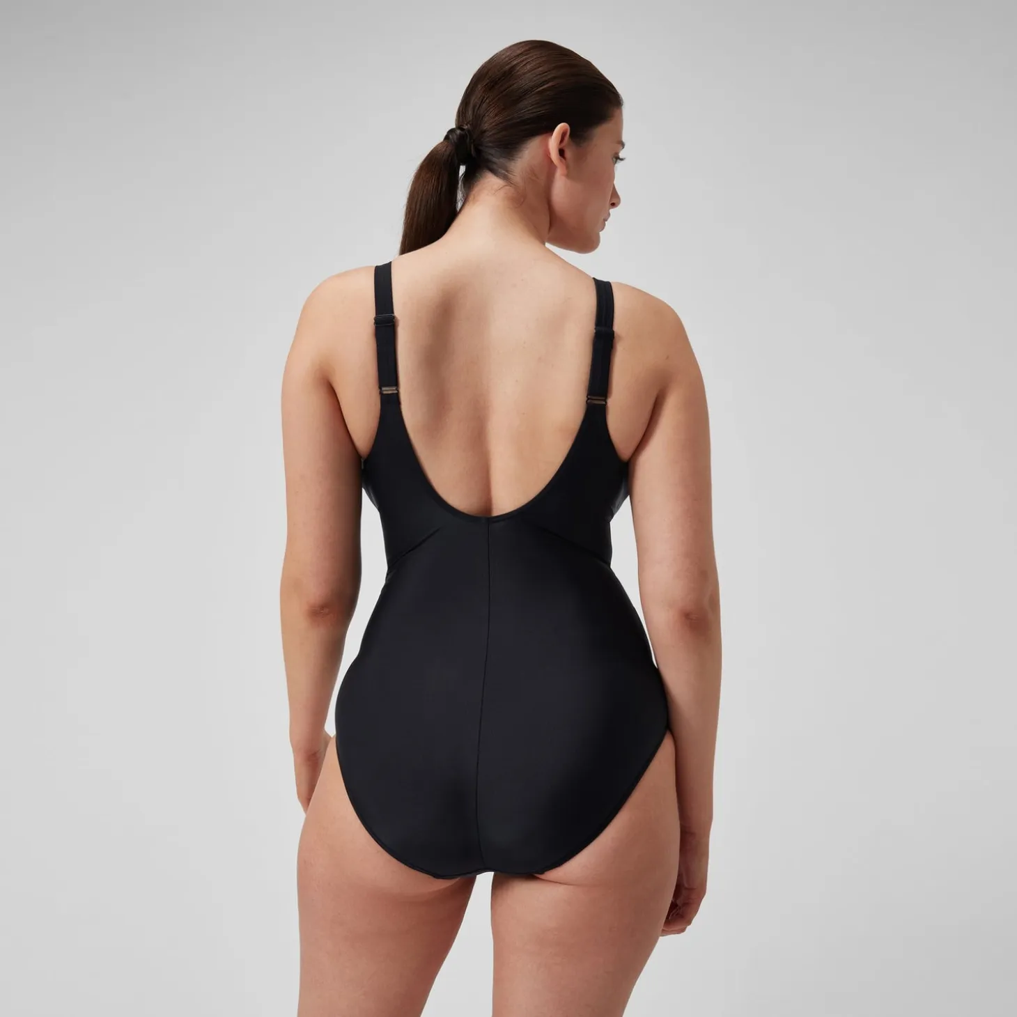 Women's Shaping Cross Knot Swimsuit Black