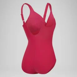 Women's Shaping Cross Knot Swimsuit Purple
