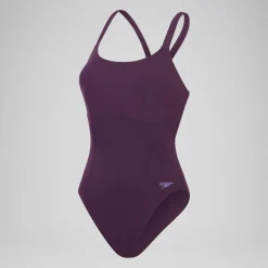 Women's Shaping Crossback Swimsuit Purple