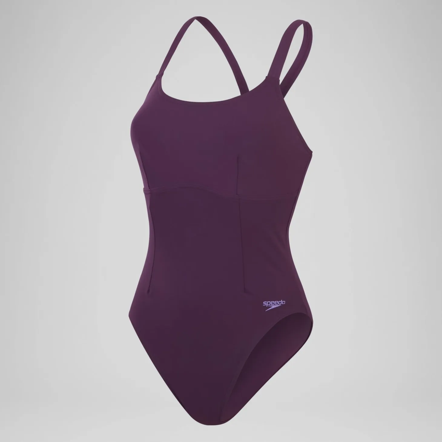 Women's Shaping Crossback Swimsuit Purple