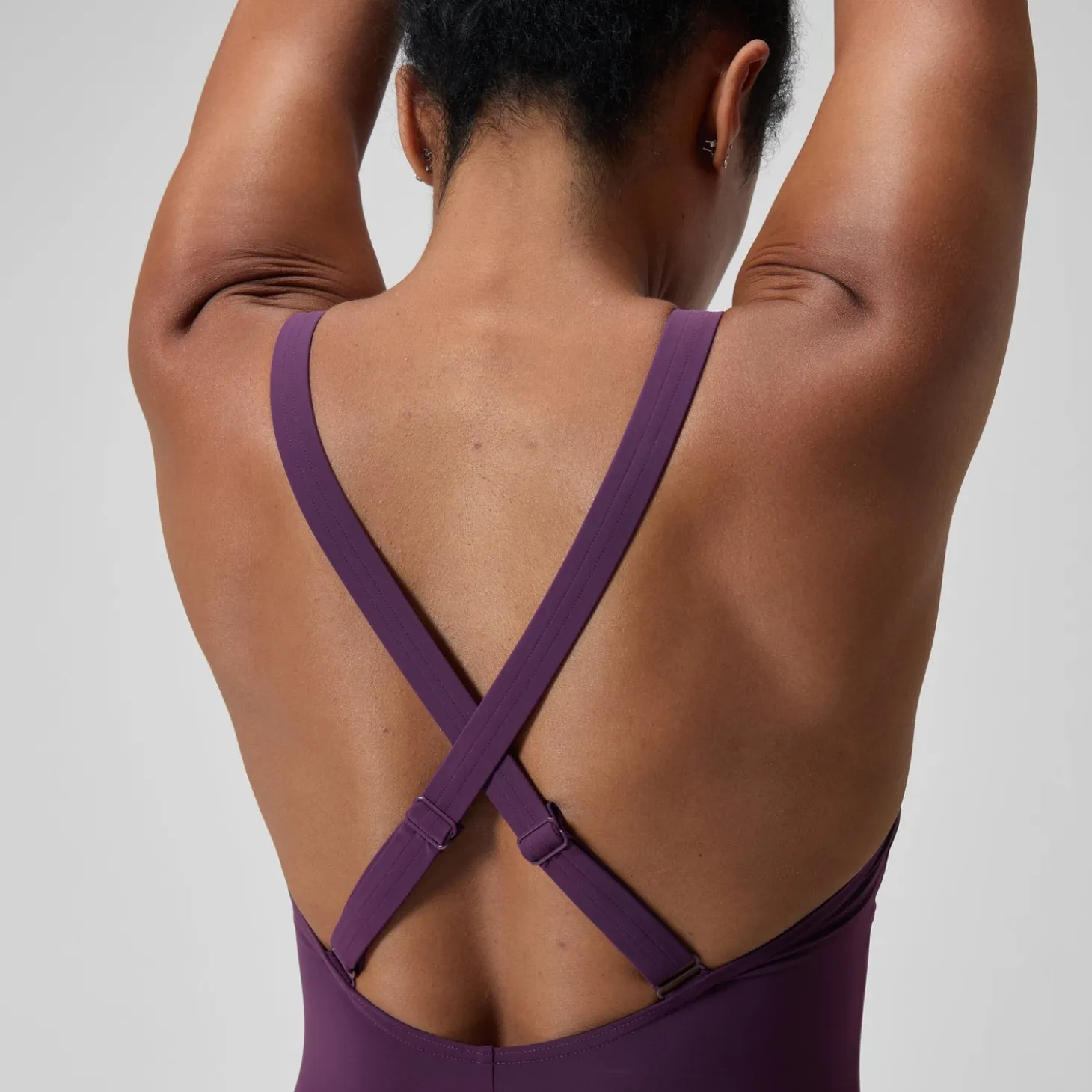 Women's Shaping Crossback Swimsuit Purple