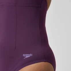 Women's Shaping Crossback Swimsuit Purple