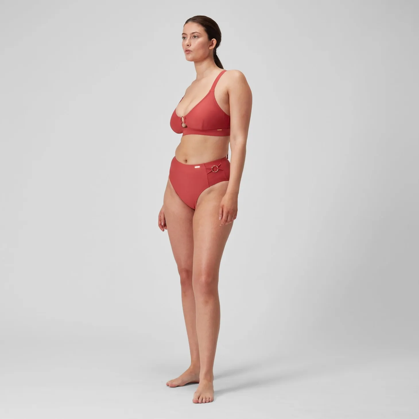 Women's Shaping Hi Waist Brief Red