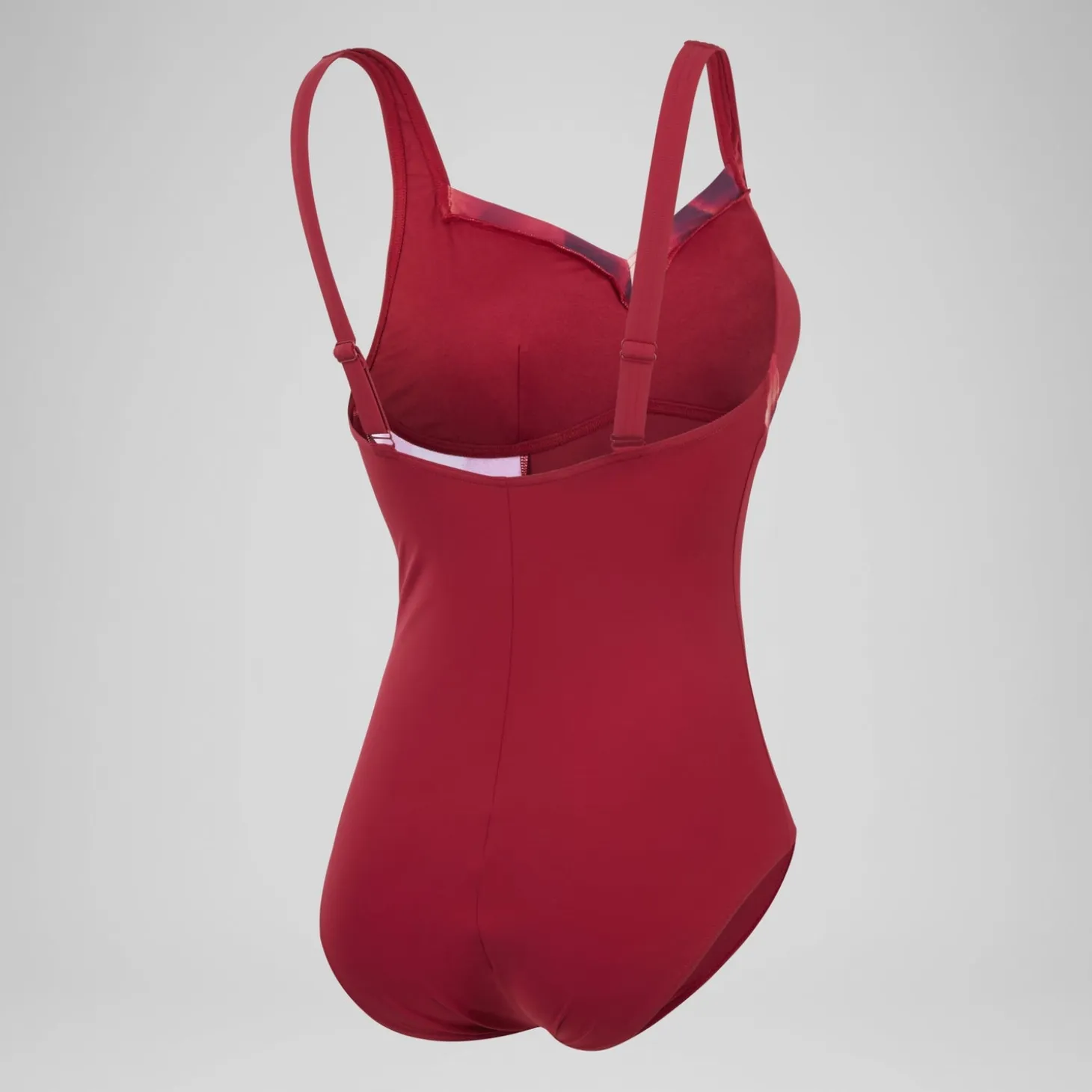 Women's Shaping Printed LunaElustre Swimsuit Red/Purple