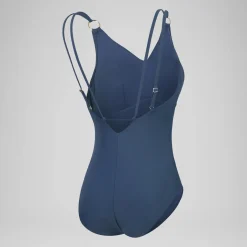 Women's Shaping Strappy Swimsuit Navy
